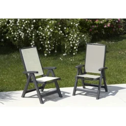 Sedia Sdraio Esmeralda Lux Di Scab, Realizzata In Italia Per L'Uso Outdoor, Per Privati E Contract.