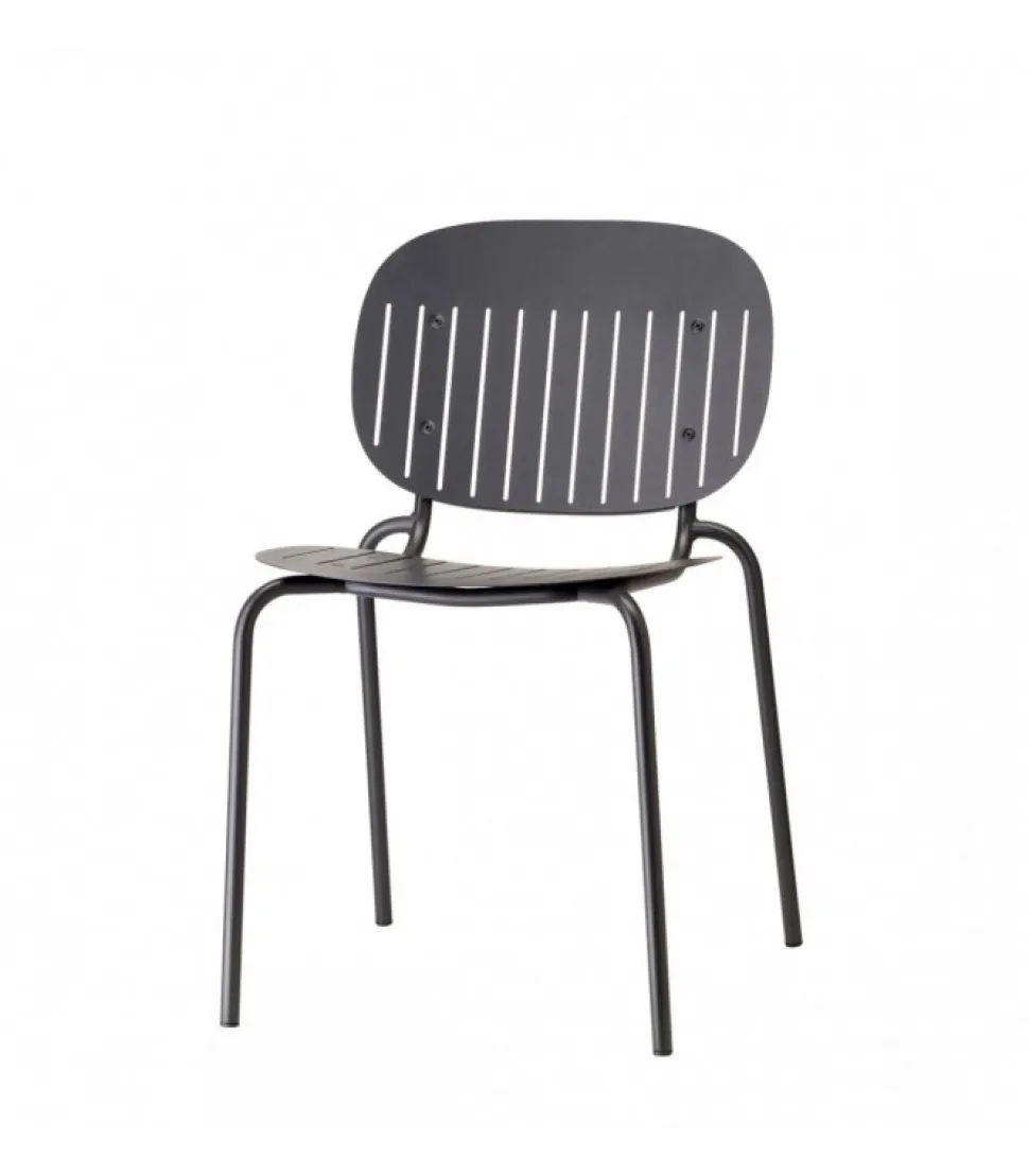 Sedia Si-Si Barcode Di Scab, Realizzata Interamente In Italia In Acciaio Zincato E Verniciato.