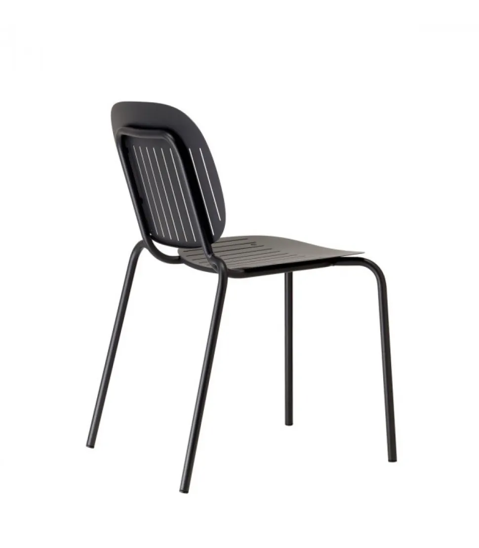 Sedia Si-Si Barcode Di Scab, Realizzata Interamente In Italia In Acciaio Zincato E Verniciato.