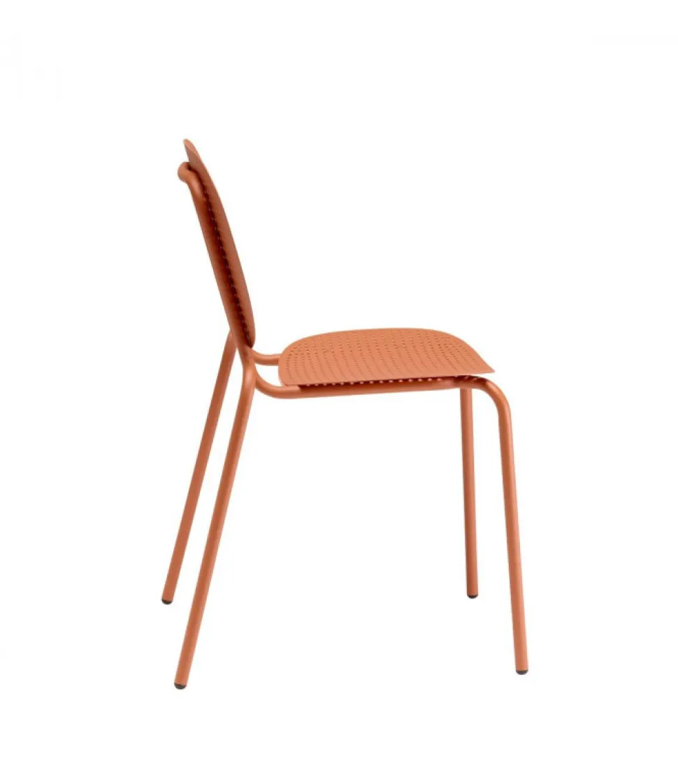 Sedia Si-Si Dots 2505, Realizzata Interamente In Acciaio Zincato E Verniciato Per L'Outdoor.