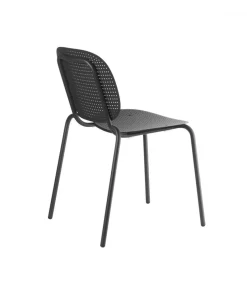 Sedia Si-Si Dots 2505, Realizzata Interamente In Acciaio Zincato E Verniciato Per L'Outdoor.