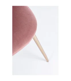 Sedia Tanya Velluto Rosa