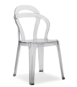 Sedia Titi Di Scab, Prodotta Interamente In Italia In Policarbonato, Per Outdoor, Certificata Da Catas.