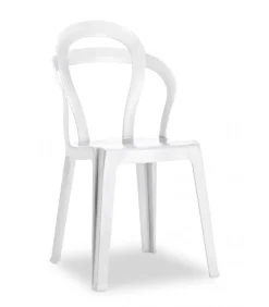 Sedia Titi Di Scab, Prodotta Interamente In Italia In Policarbonato, Per Outdoor, Certificata Da Catas.