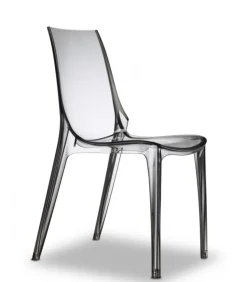 Sedia Vanity Di Scab, In Policarbonato (Disponibile Anche Ignifugo), 100% Made In Italy.