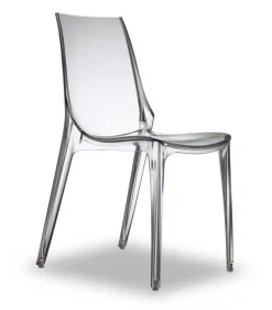 Sedia Vanity Di Scab, In Policarbonato (Disponibile Anche Ignifugo), 100% Made In Italy.