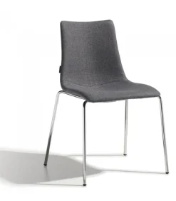 Sedia Zebra Pop 2640 Di Scab, 100% Made In Italy E Con Certificazione Catas.