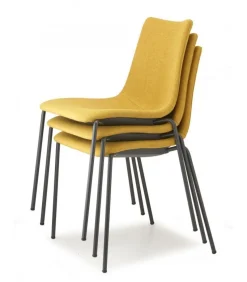 Sedia Zebra Pop 2640 Di Scab, 100% Made In Italy E Con Certificazione Catas.