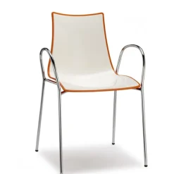 Sedia Zebra, Progettata E Realizzata In Italia Da Scab Per L'Utilizzo Indoor, E Impilabile (Massimo 6 Sedie).