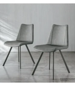 Sedia Zenda Con Struttura In Metallo.