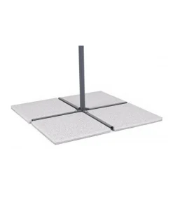 Set4 Marmette 50X50 20Kg Cemento Mix Bia