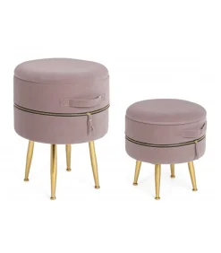 Set2 Sgabello Cont. Pavlina Mauve