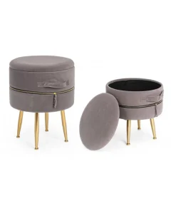 Set2 Sgabello Cont. Pavlina Grigio Scuro