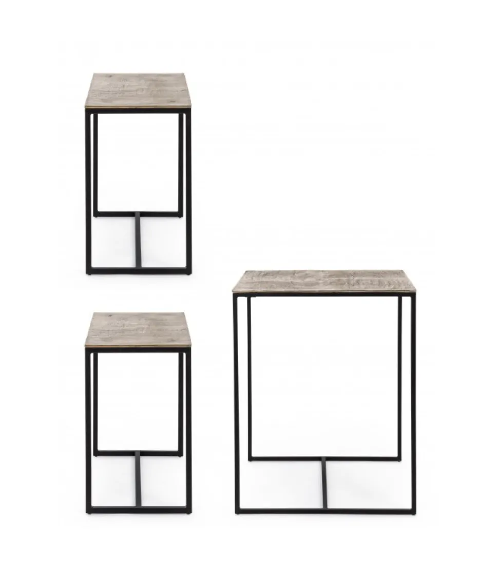 Set Tavolo + 2 Sgabelli Amira Oro