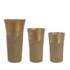 Set3 Vaso Hammel Svas. Basso Oro