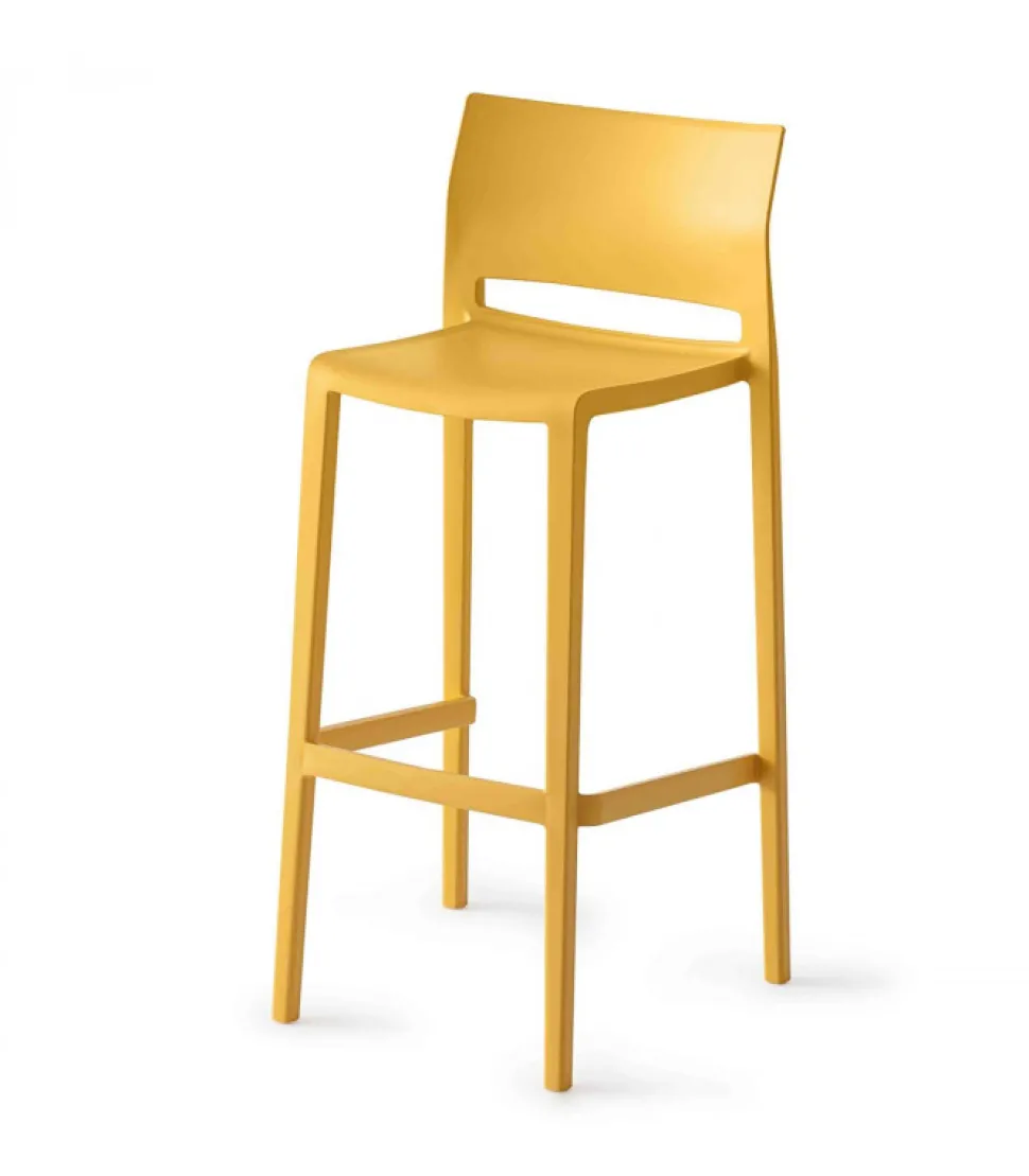 Sgabello Bakhita St Con Appoggiapiedi.