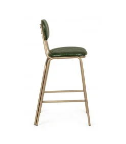 Sgabello Bar Addy Verde Scuro