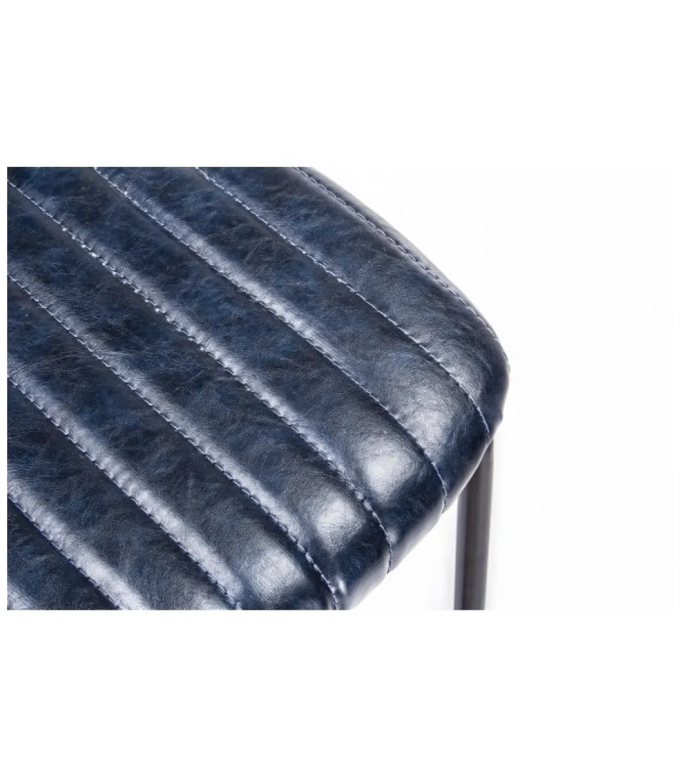 Sgabello Bar Debbie Blu Vintage