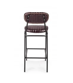 Sgabello Bar Debbie Bordeaux Vintage