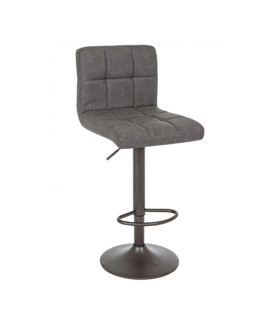 Sgabello Bar Greyson Grigio Scuro Vint