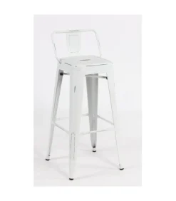 Sgabello Bar New Jersey C-Sc Bianco Ant.