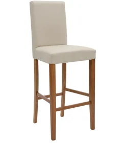 Sgabello Bar Penelope, Imbottito E Con Schienale