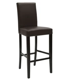 Sgabello Bar Penelope, Imbottito E Con Schienale