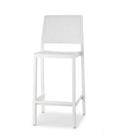 Sgabello Emi Di Scab, In Tecnopolimero Rinforzato In Fibra Di Vetro Per L'Outdoor.