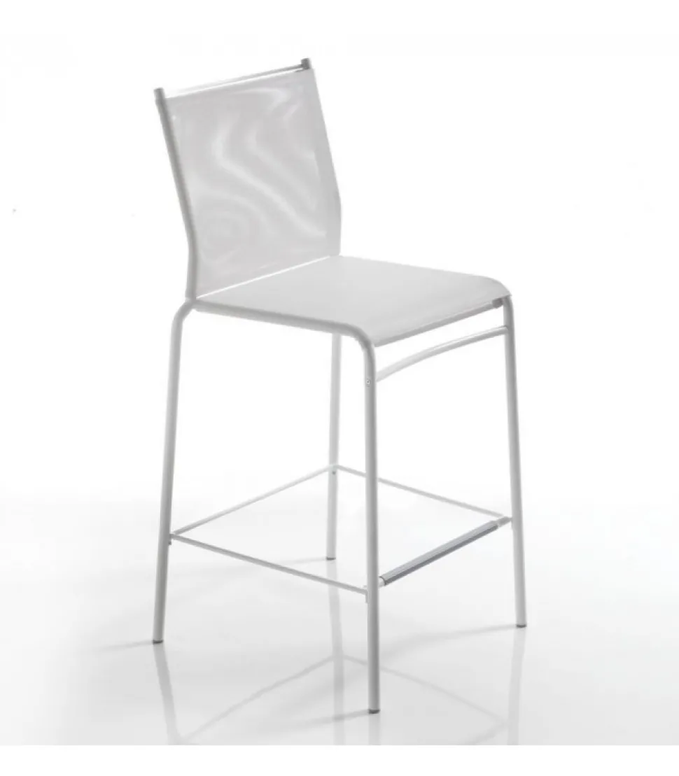 Sgabello In Metallo Verniciato