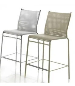 Sgabello In Metallo Verniciato