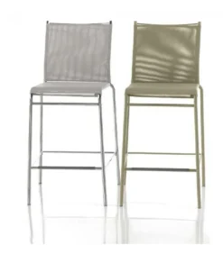 Sgabello In Metallo Verniciato