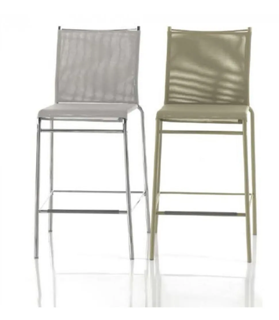 Sgabello In Metallo Verniciato