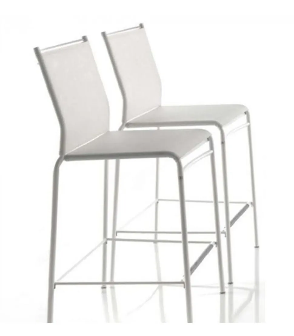 Sgabello In Metallo Verniciato