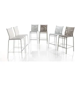 Sgabello In Metallo Verniciato