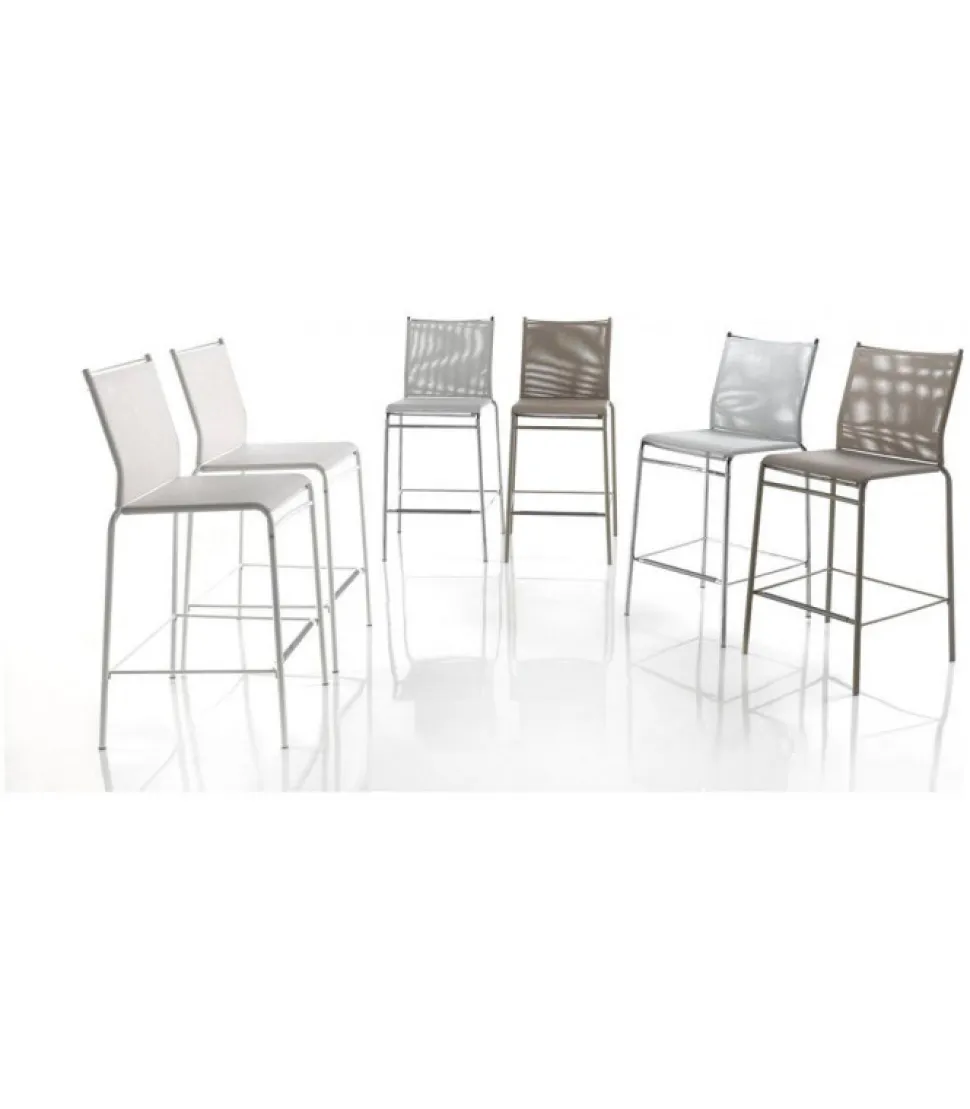 Sgabello In Metallo Verniciato