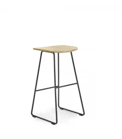 Sgabello In Tondino Di Acciaio Colorato