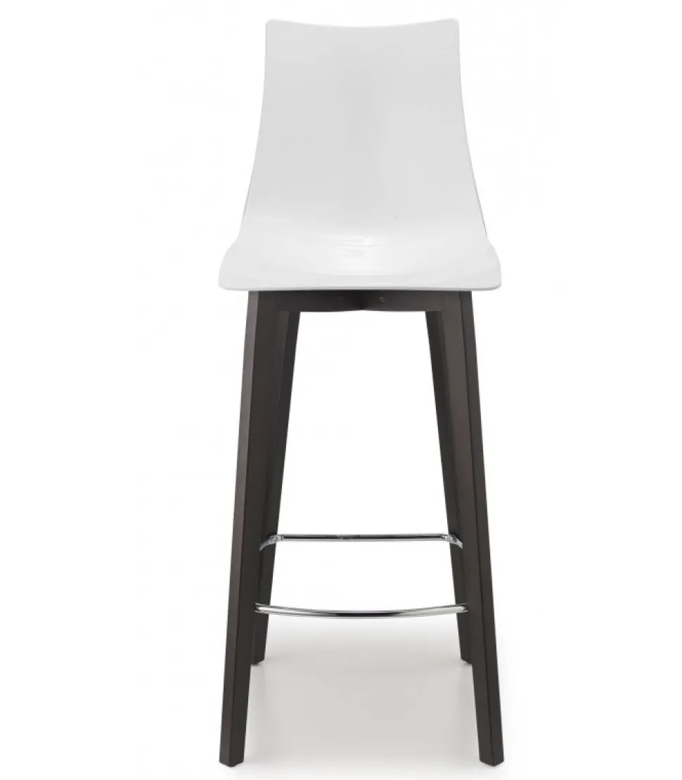 Sgabello Natural Zebra Di Scab, Disponibile In Due Dimensioni, Adatto A Spazi Privati E Contract.