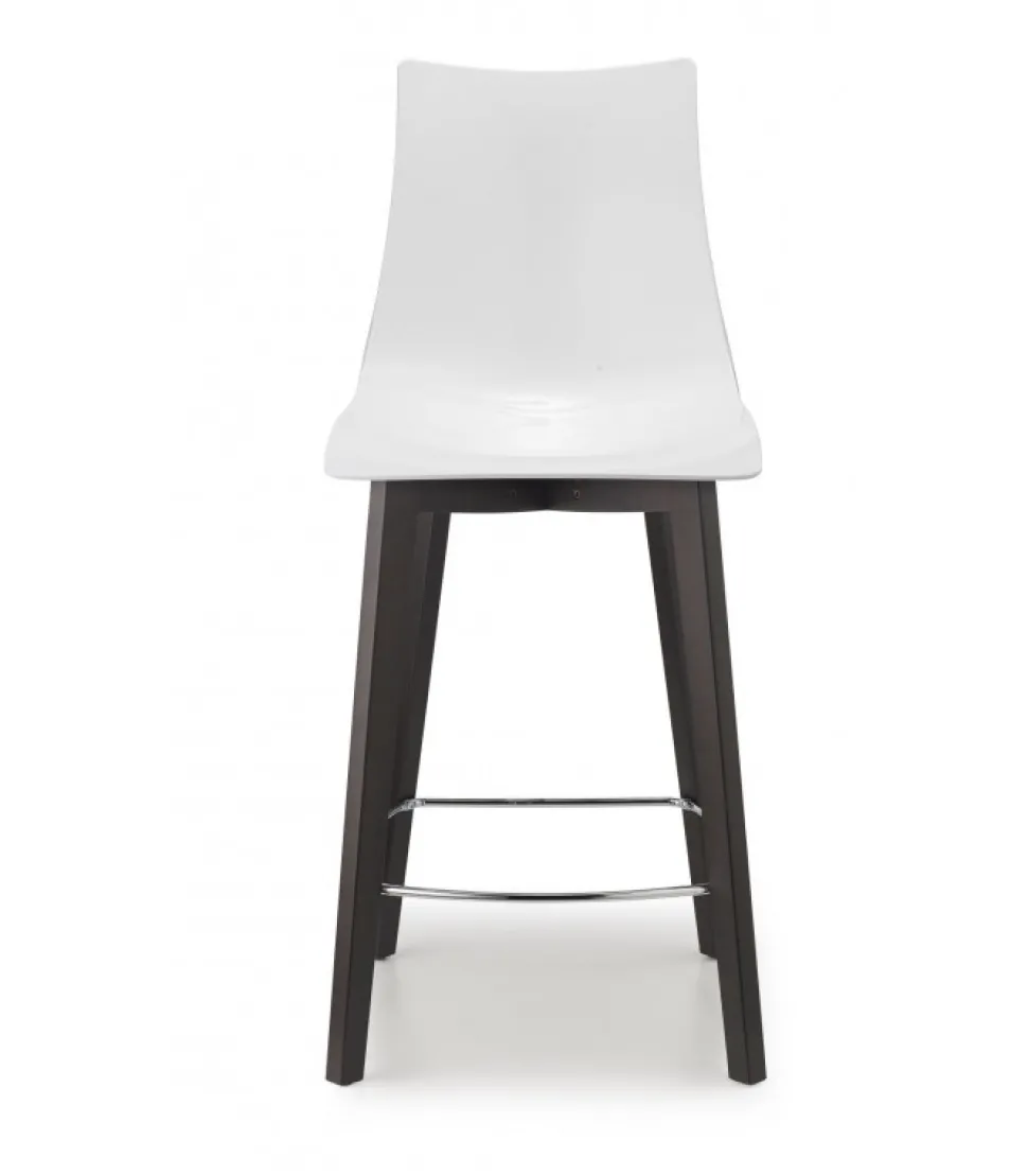 Sgabello Natural Zebra Di Scab, Disponibile In Due Dimensioni, Adatto A Spazi Privati E Contract.