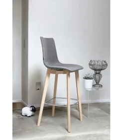 Sgabello Natural Zebra Pop, Scegli Tu Altezza, Tessuto E Colore, Della Scocca E Delle Gambe.