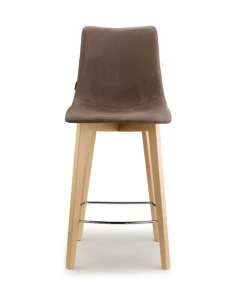 Sgabello Natural Zebra Pop, Scegli Tu Altezza, Tessuto E Colore, Della Scocca E Delle Gambe.