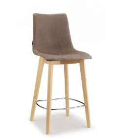 Sgabello Natural Zebra Pop, Scegli Tu Altezza, Tessuto E Colore, Della Scocca E Delle Gambe.