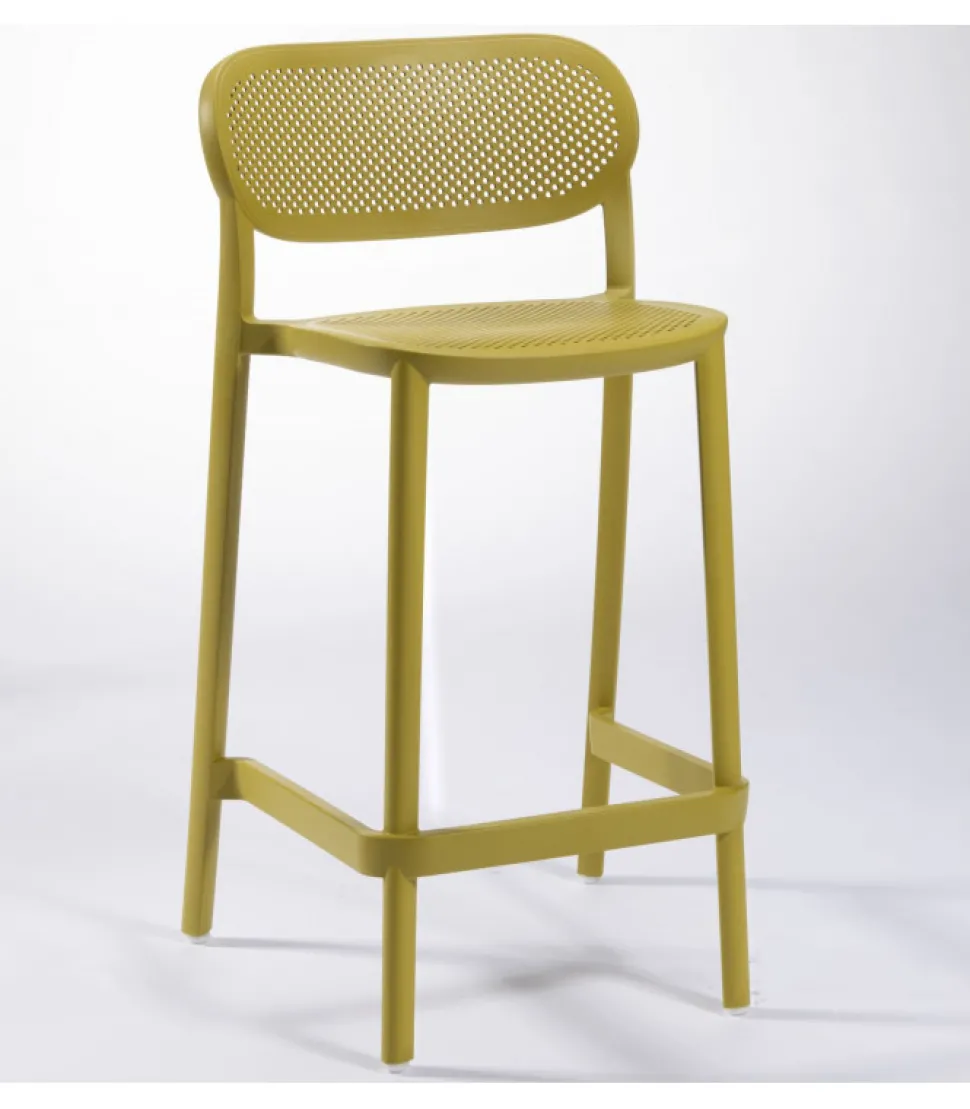 Sgabello Nuta St Con Appoggiapiedi.