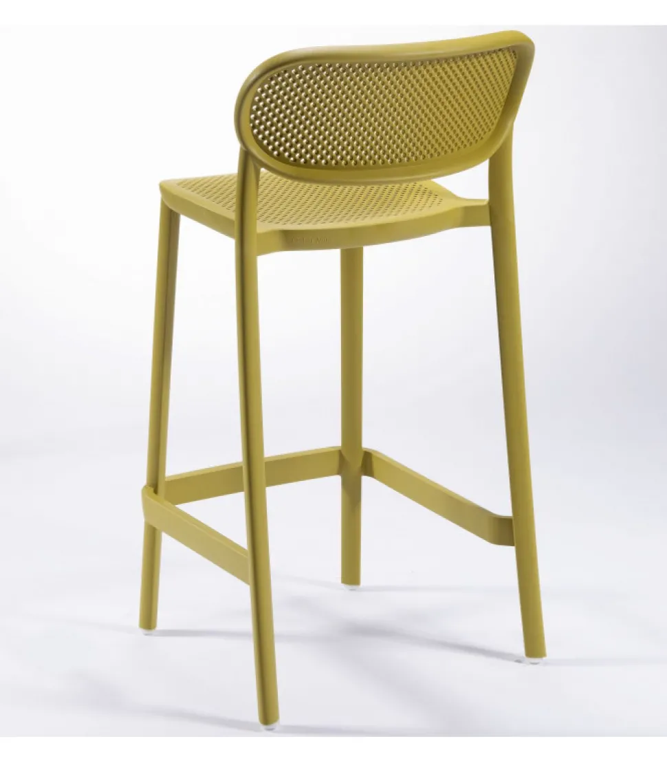 Sgabello Nuta St Con Appoggiapiedi.