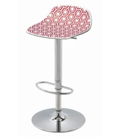 Sgabello Regolabile Alhambra 97Av Con Base Cromata