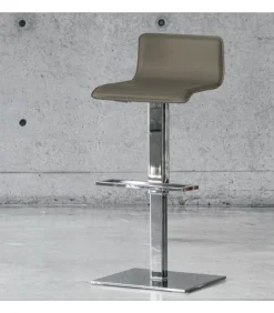 Sgabello Regolabile Campus Air, Base Cromata Piatto Quadro