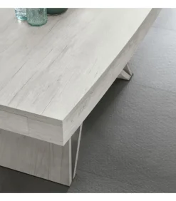 Sigma 180 Con Allunghe In Laminato Effetto Legno A Botticella.