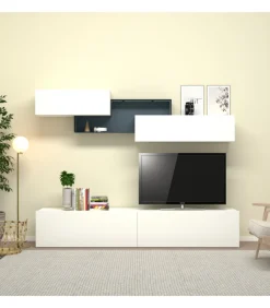 Soggiornocon Libreria In Metallo