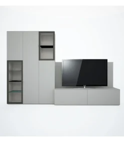 Soggiorono Con Libreria E Cestoni