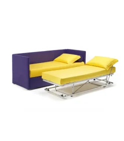 Space Divano Alto, Con Struttura In Acciaio Imbottita.