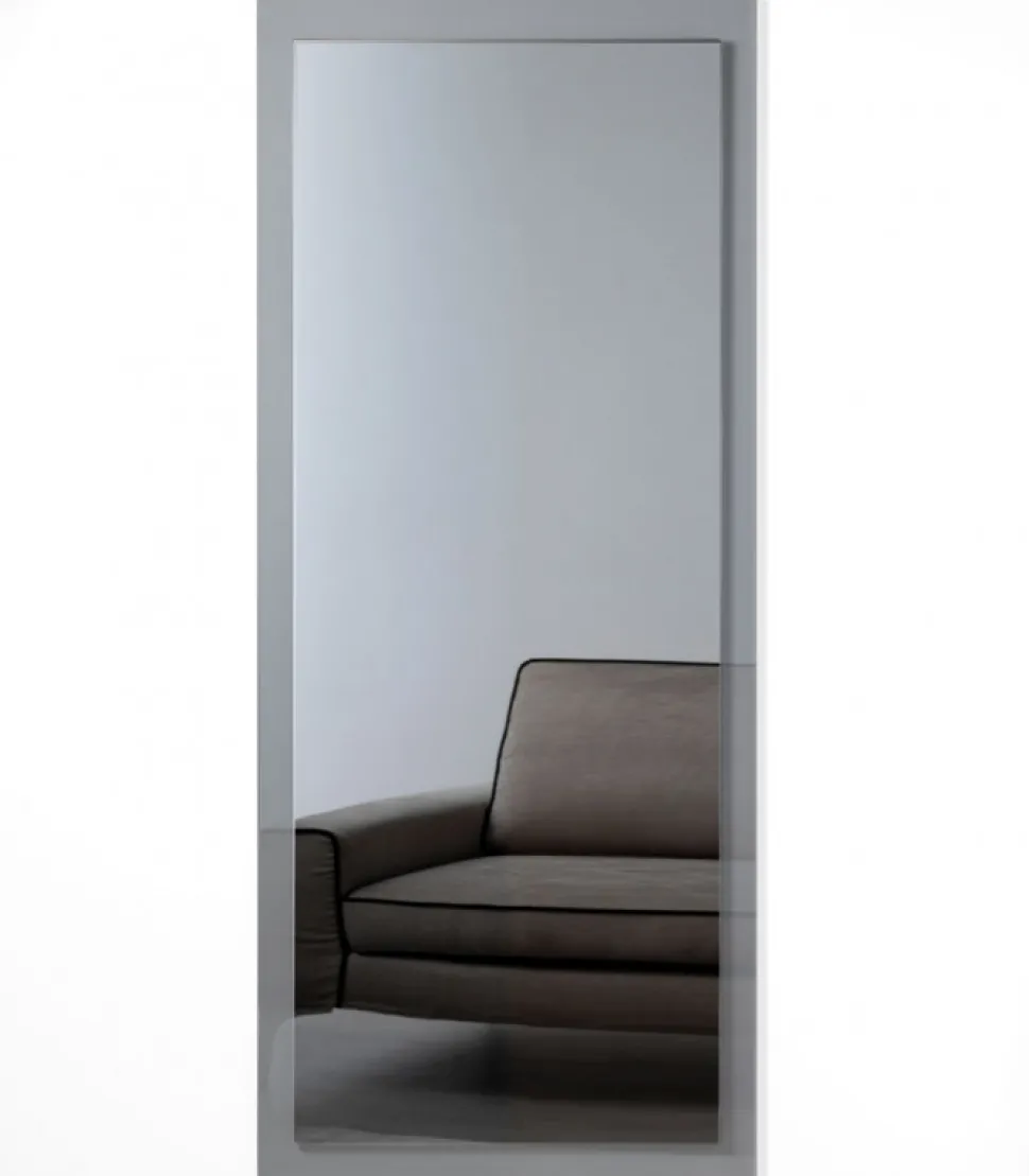 Specchiera Da Terra Il Vetro Trasparente Di Colore Grigio Fume O Bronzo